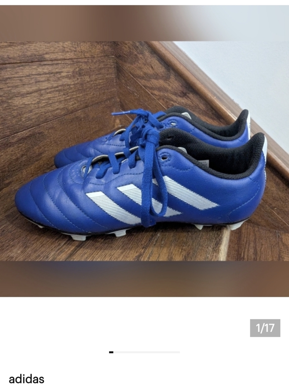 Adidas Goletto VIII Firm Ground Junior Soccer Cleats Size 6 Youth Unisex